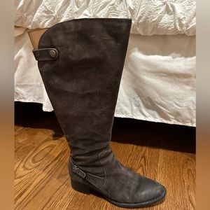 BØRN Dark Grey Women’s knee high boots